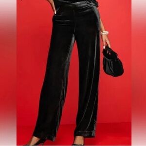 The Limited Velvet Black Cassidy Fit Pants